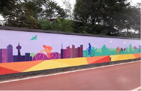 高邮墙体彩绘-围墙