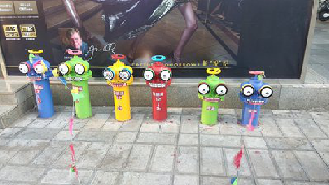 高邮商业区彩绘