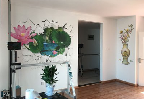 高邮墙体彩绘相比墙纸的优势。