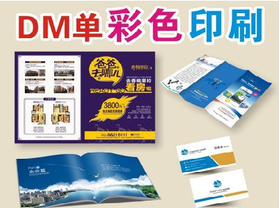 高邮单页印刷,色彩搭配简单。