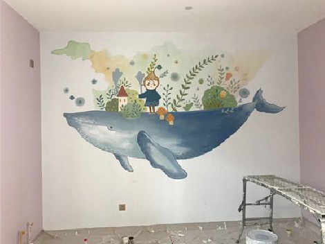 高邮手绘墙的特点及优势。